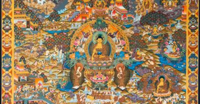 Tranh Thangka của vùng đất thiêng Tây Tạng mở ra những hình ảnh về thế giới thiên quốc
