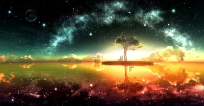 Lên thăm đôi dải thiên hà, nhặt sao kết lại thành hoa giữa trời