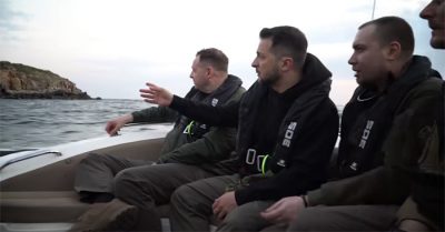 Ông Zelensky thăm đảo Zmiinyi