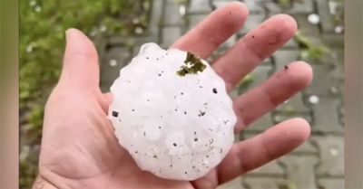 Mưa đá to bằng quả bóng tennis khiến ít nhất 110 người Ý bị thương