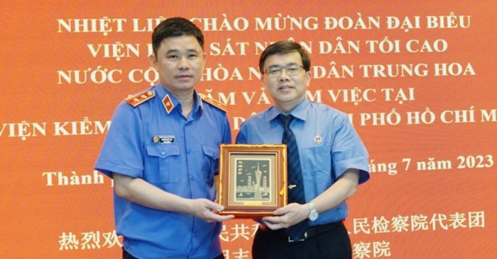 Viện kiểm sát Trung Quốc sẵn sàng hợp tác chặt chẽ với viện kiểm sát Việt Nam.
