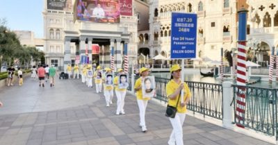 Las Vegas, Nevada, Hoa Kỳ: Nâng cao nhận thức về cuộc bức hại kéo dài 24 năm qua ở Trung Quốc