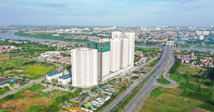 Huyện Đông Anh nhìn từ trên cao (Ảnh sưu tầm).
