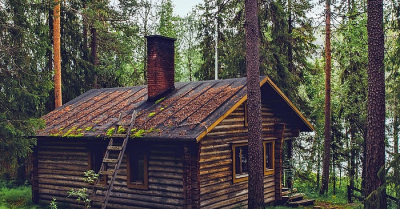 Ngôi nhà gỗ và những ban mai bình yên
