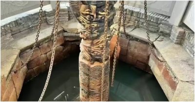 Trung Quốc: Dây xích ‘khoá Rồng’ bị đứt bí ẩn, Giang Tây bỗng mưa lớn ngập lụt