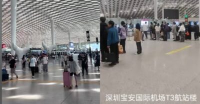 Ca sĩ Đài Loan “vừa lăn vừa bò” để lên máy bay, tố cáo sân bay Thâm Quyến vô nhân đạo