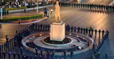 Trung Quốc cấm tụ tập đêm giao thừa, cảnh sát vây kín tượng đài