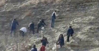 Truyền tai nhau ngọn núi hoang ở Sơn Đông có hóa thạch bọ ba thùy, người dân mạo hiểm đào bới