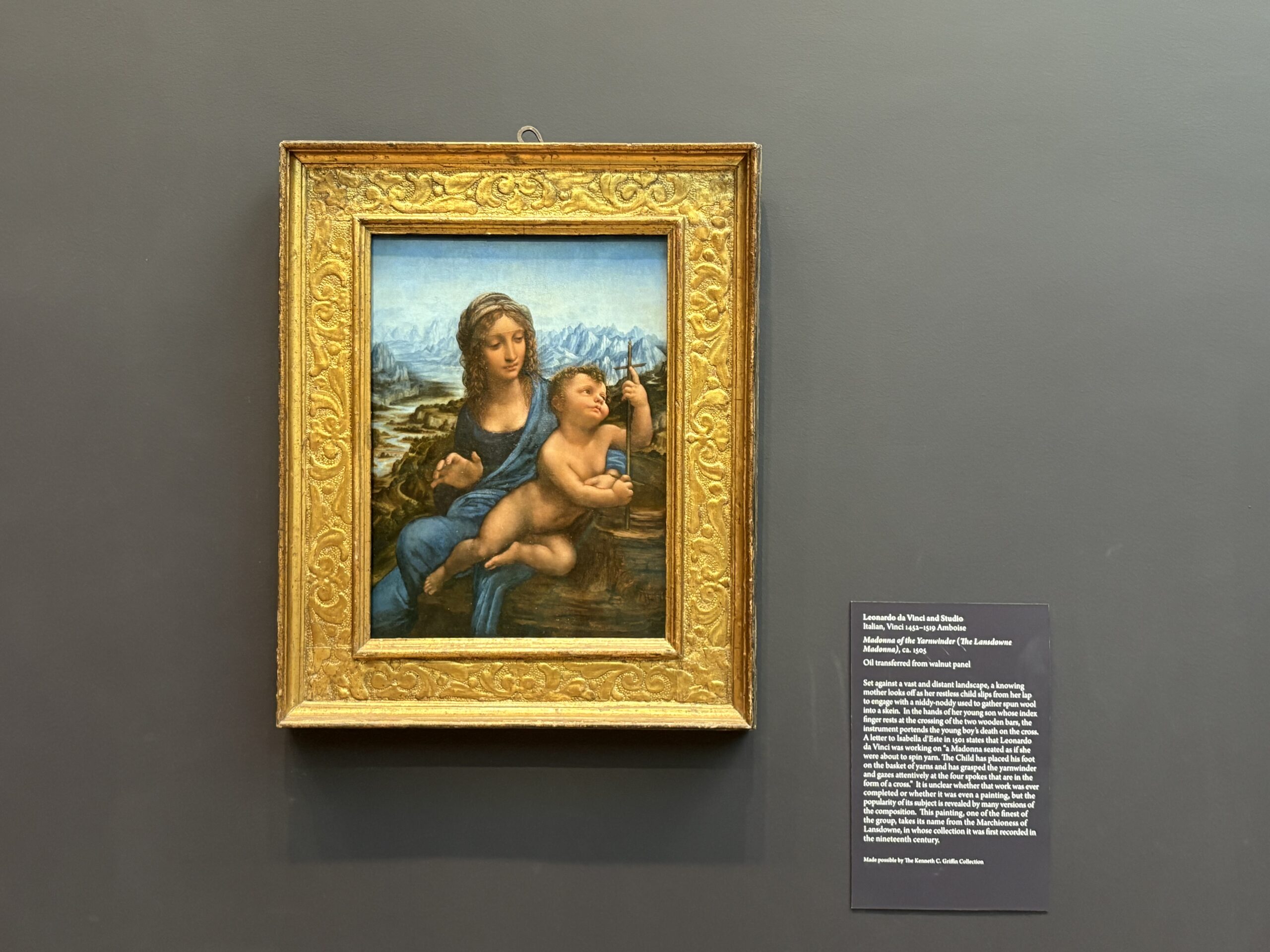 Bức Lansdowne Madonna tại Metropolitan Museum of Art