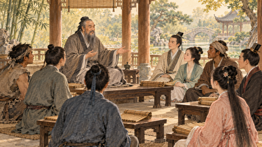 Hữu giáo vô loại: lòng rộng mở của người thầy trong tư tưởng Khổng Tử