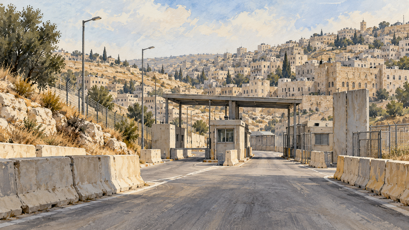 Năm người bị thương trong vụ nổ súng tại chốt kiểm soát gần Hebron