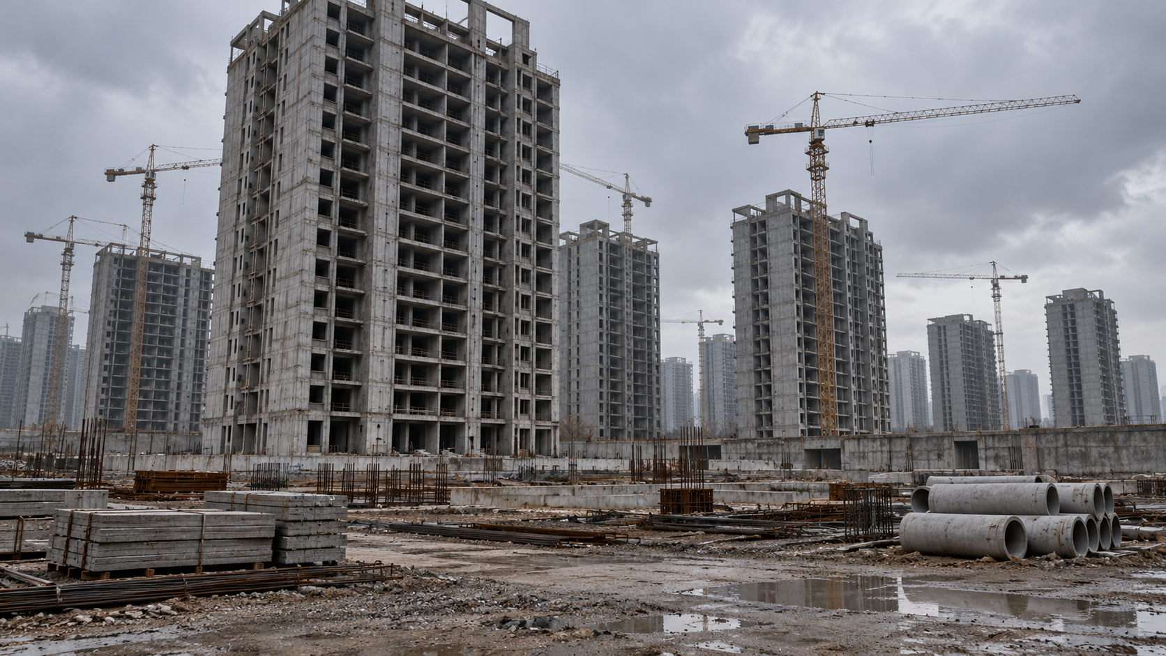 Trung Quốc: Doanh nghiệp đầu tư đô thị thu hẹp, người làm công trình chật vật