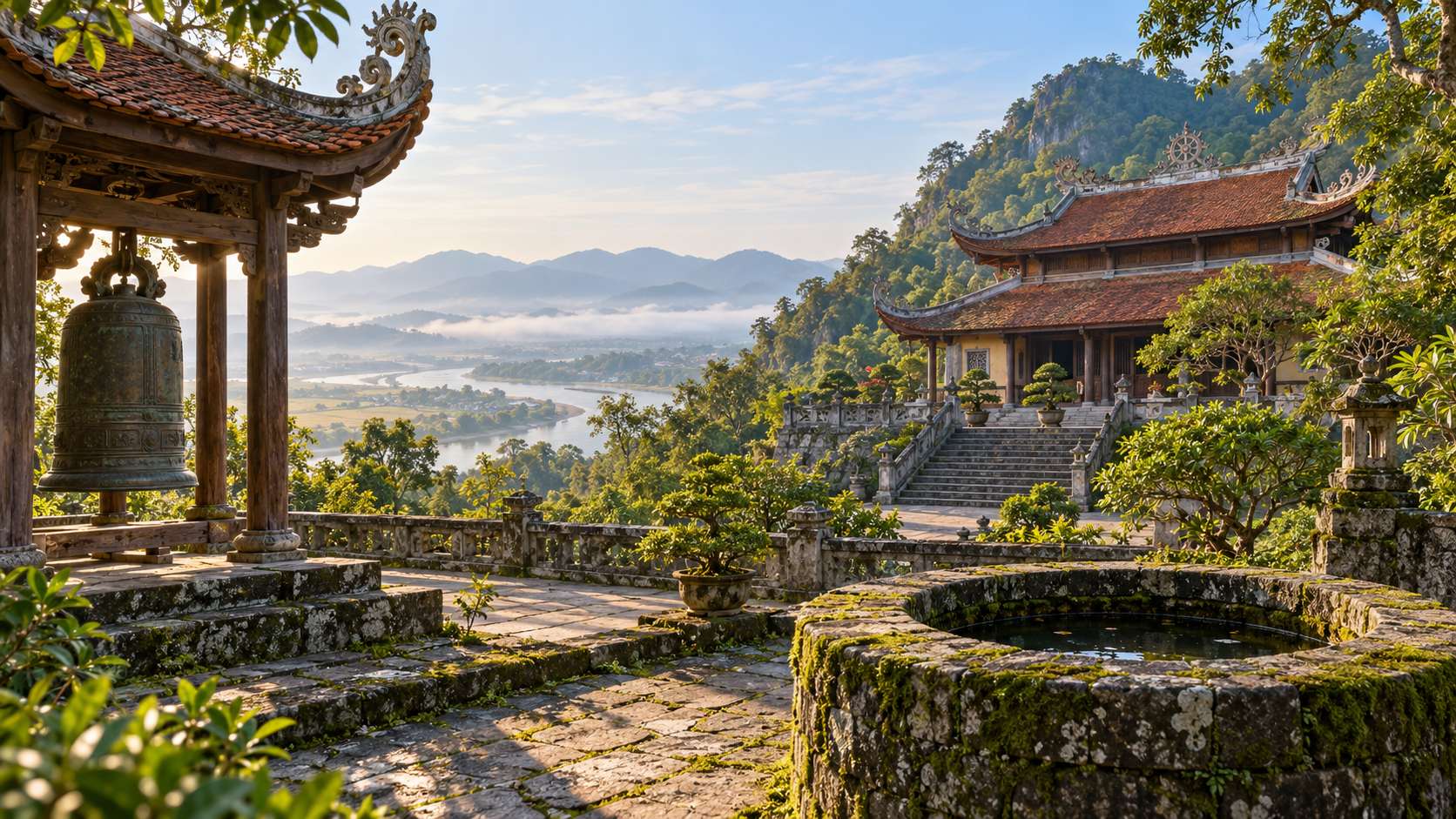 Chùa Thiên Ấn và huyền tích chuông thần, giếng Phật ở Quảng Ngãi