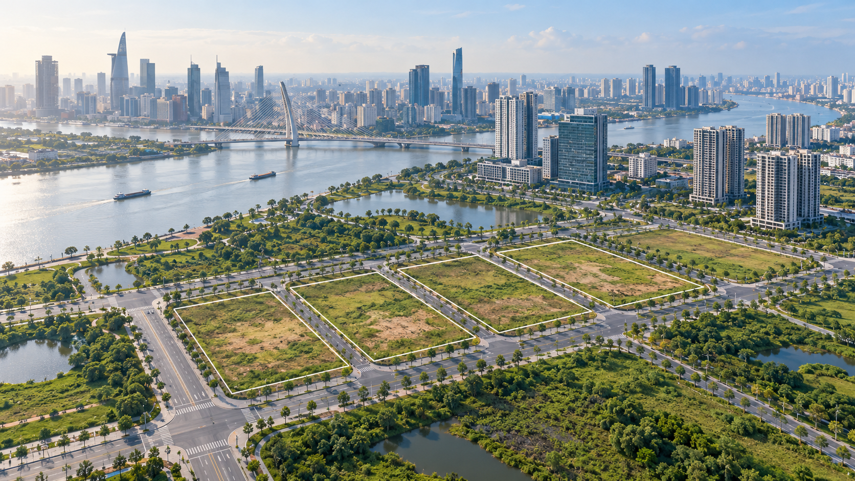 Bốn lô đất Thủ Thiêm lên lịch đấu giá trực tuyến ngày 27/11