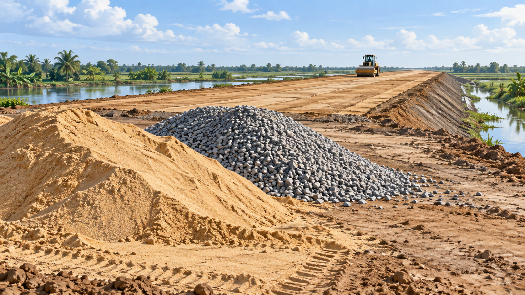 Cao tốc Châu Đốc – Cần Thơ – Sóc Trăng cần thêm hơn 4,7 triệu m³ cát san lấp