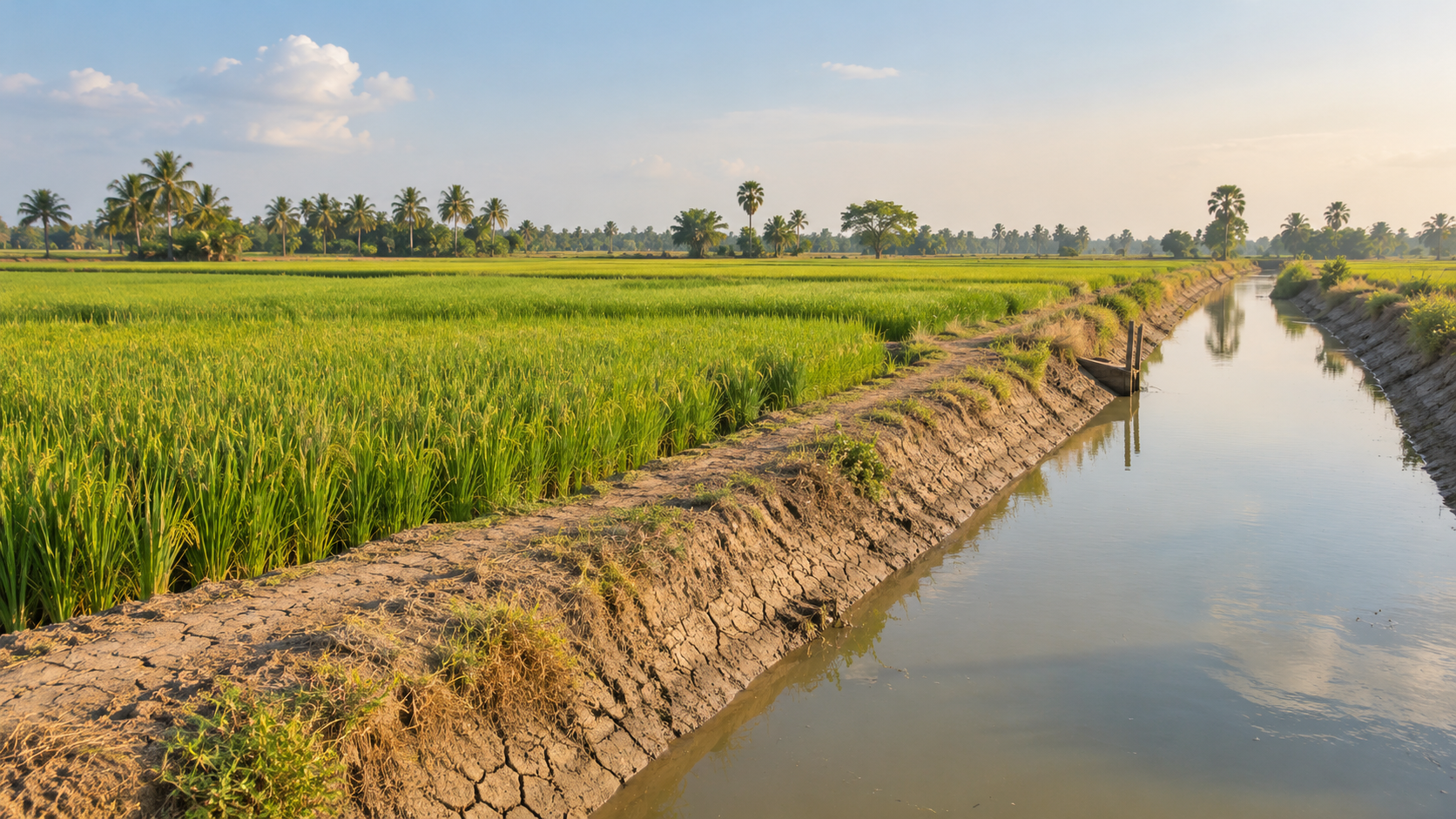 Khoảng 85.800 ha lúa miền Tây được cảnh báo nguy cơ hạn mặn