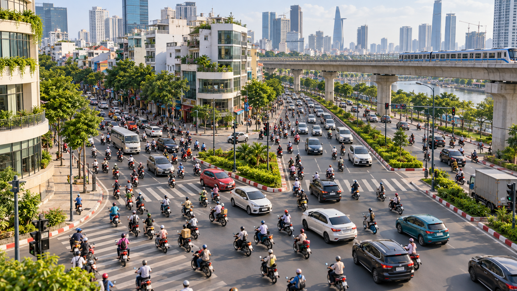 TP HCM đặt mục tiêu xử lý 28 điểm ùn tắc đến năm 2030