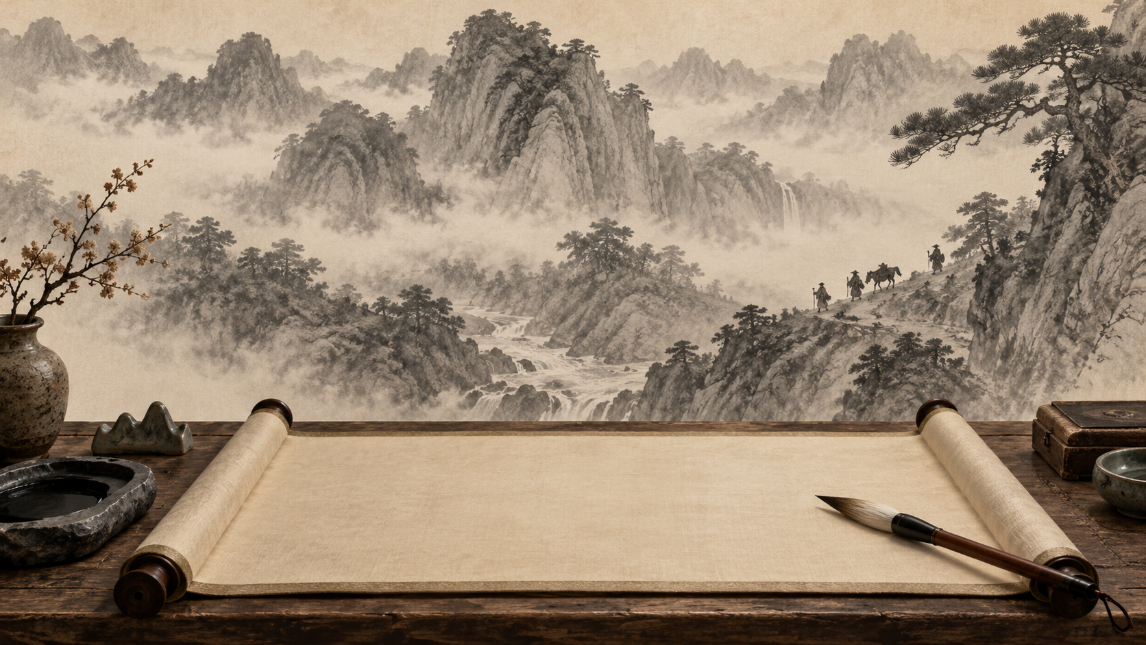 “Quan sơn hành lữ đồ”: Những người lữ hành giữa núi non hùng vĩ