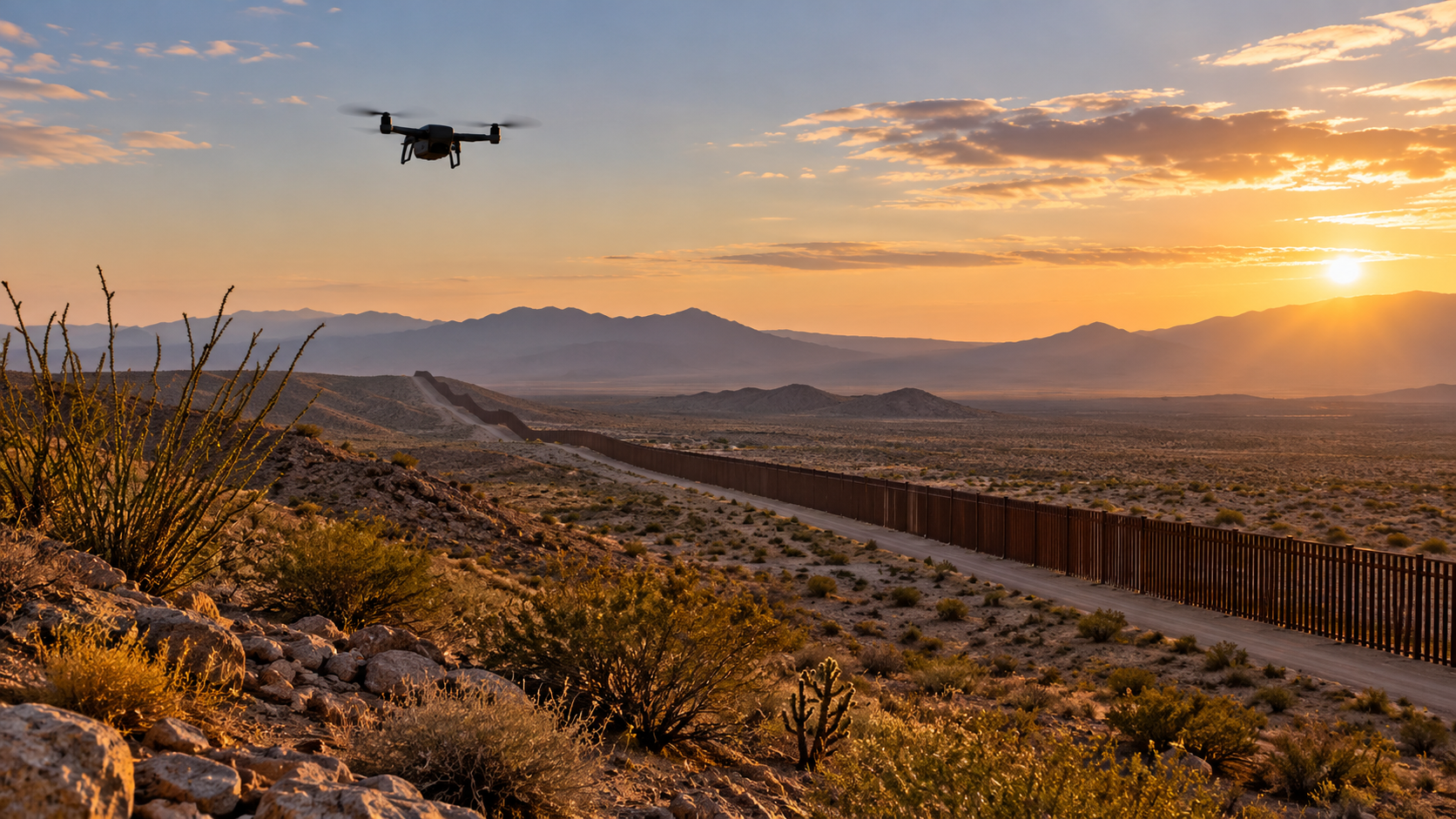 Mỹ hạn chế drone không được phép trong dải một hải lý phía bắc biên giới Mexico