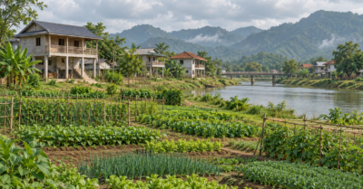 Người dân hạ du sông Ba khôi phục sản xuất, chuẩn bị mùa lũ mới