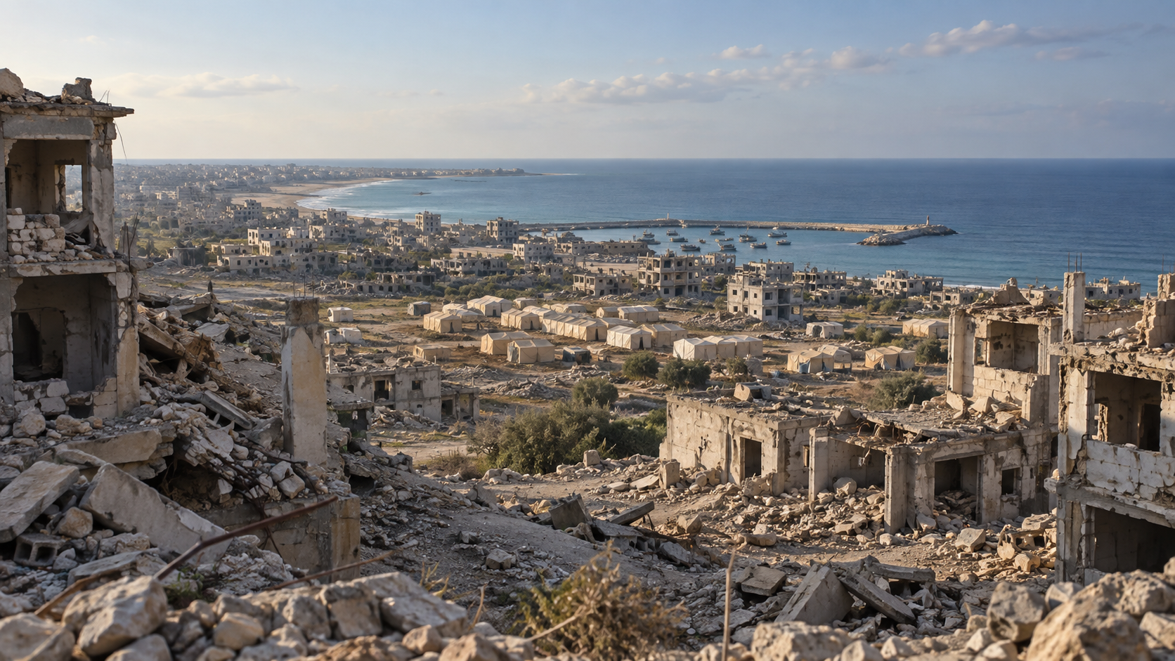 Ảnh vệ tinh mới trên Google Maps cho thấy mức độ tàn phá tại Gaza