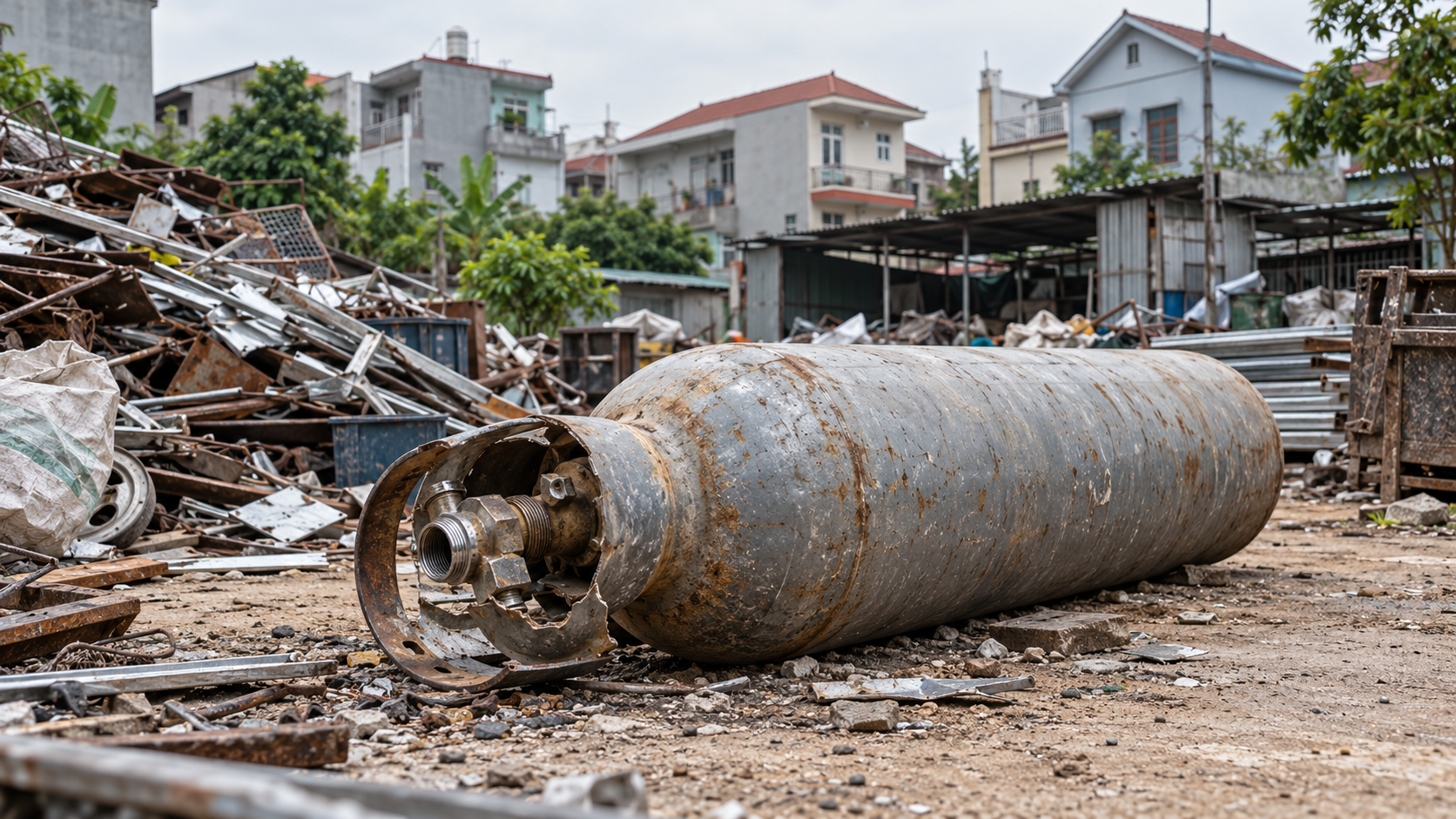 Rò rỉ bình khí ở Hà Nội, hơn 40 người đến viện kiểm tra