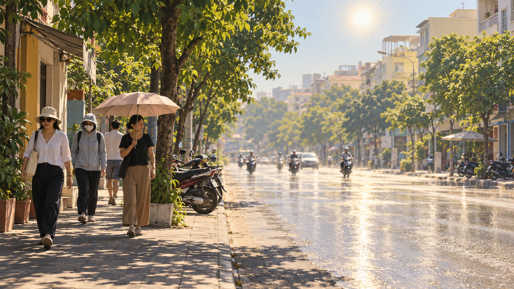 59 trạm khí tượng ghi nhận kỷ lục nhiệt độ trong nửa đầu tháng 10