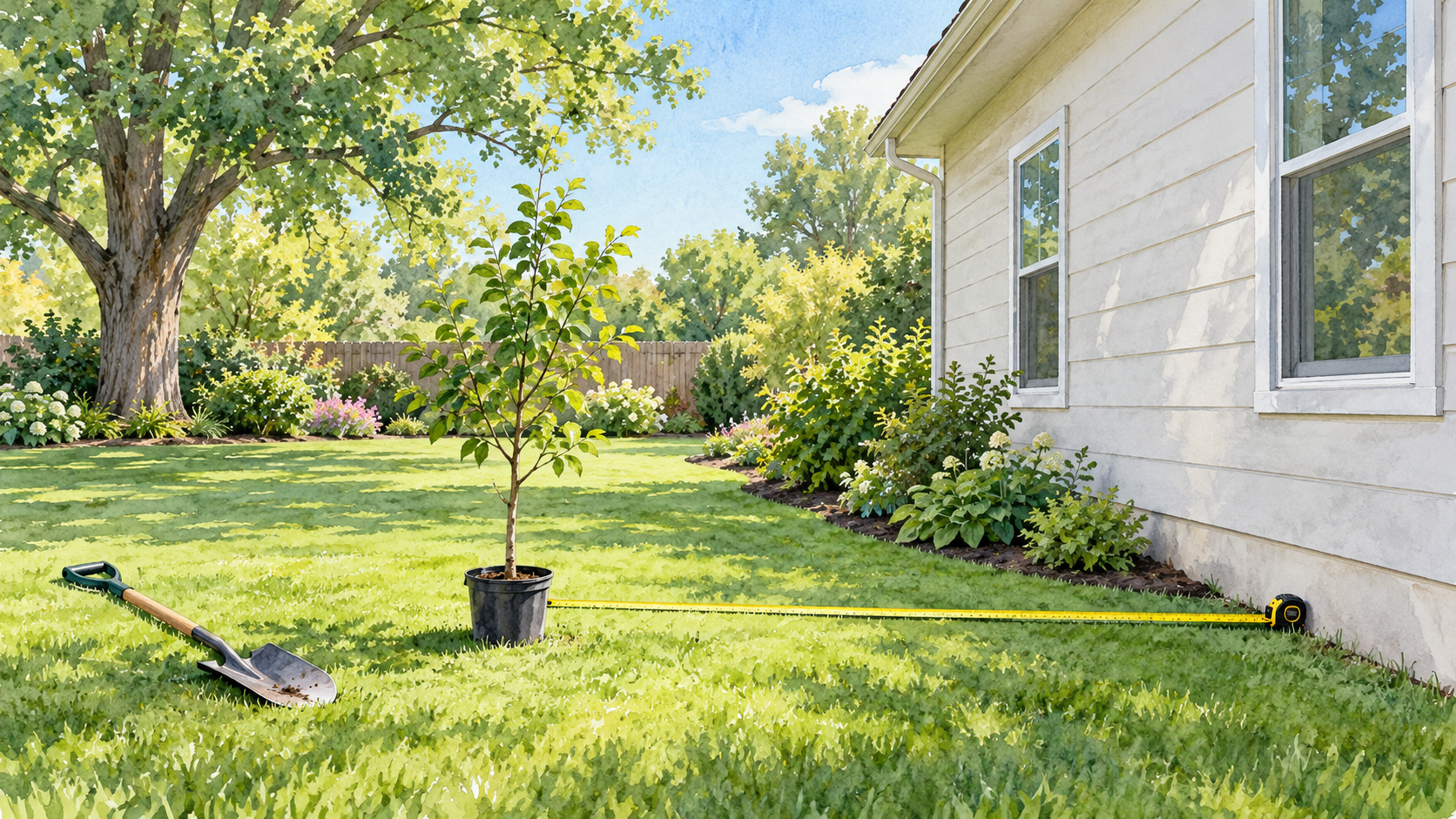 Bảy nhóm cây cần cân nhắc khoảng cách khi trồng gần nhà