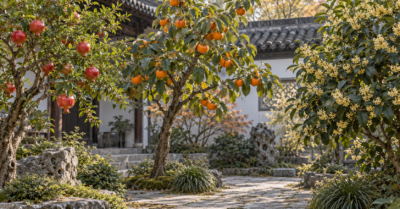 Lựu, hồng và quế hoa: Ba loài cây gửi gắm ước vọng trong văn hóa Trung Hoa
