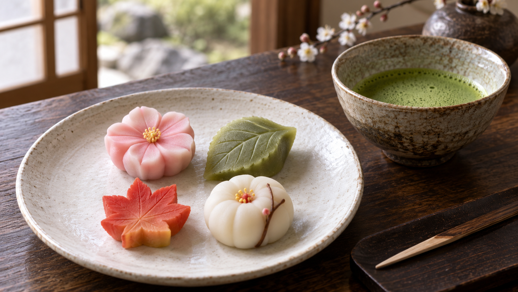 Wagashi: Khi bốn mùa Nhật Bản hiện trong một chiếc bánh