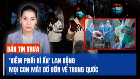 Bệnh ‘viêm phổi bí ẩn’ đang lan rộng ở Trung Quốc thu hút sự chú ý của dư luận Việt Nam