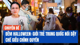 Cảm hứng phản kháng của giới trẻ từ khung cảnh Halloween ở Thượng Hải