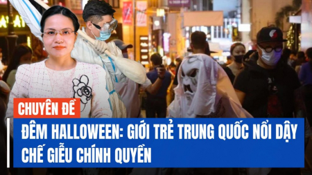 Cảm hứng phản kháng của giới trẻ từ khung cảnh Halloween ở Thượng Hải