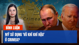Các nguồn tin thân Điện Kremlin cáo buộc Mỹ sử dụng 'vũ khí khí hậu' ở Crimea