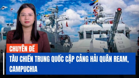 Tàu chiến Trung Quốc cập cảng hải quân Ream, Campuchia