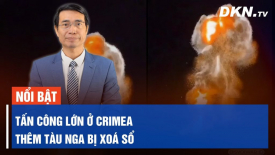 Thêm một tàu Nga bị xoá sổ sau cuộc tấn công lớn của Ukraina ở Crimea