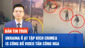 Ukraina ồ ạt tập kích hỏa tiễn vào Crimea; IS công bố video tấn công buổi hòa nhạc ở Nga