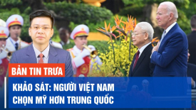 Khảo sát: Người Việt Nam chọn Mỹ hơn Trung Quốc