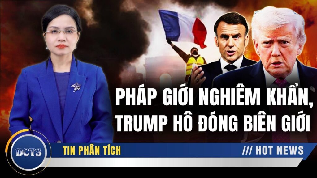 Pháp bạo loạn dữ dội: Tòa thị chính 143 năm tuổi bị thiêu rụi, TT Trump kêu gọi đóng cửa biên giới